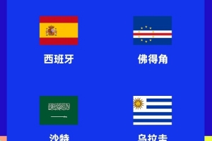 记者：西班牙的小组比较容易，也就乌拉圭可能制造麻烦