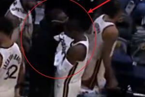 10中1+遭DNP！库明加关键时刻被换下后极其生气 追梦一旁开导安慰